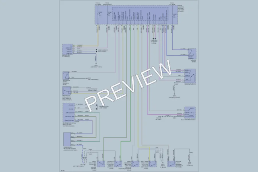 2010 Ford Flex Warning Systems wiring diagram preview