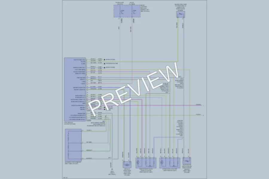 2010 Ford Focus Air Conditioning wiring diagram preview