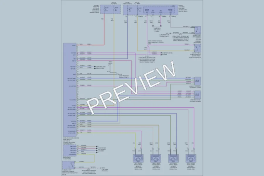 2010 Ford Focus Anti Lock Brakes wiring diagram preview