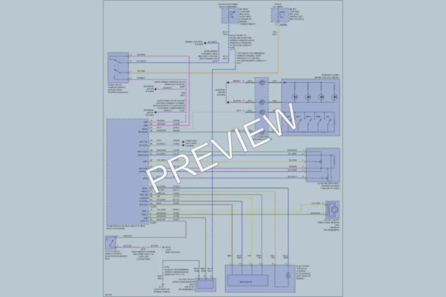 2010 Ford Focus Cruise Control wiring diagram preview