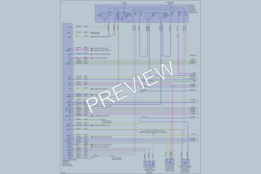 2010 Ford Focus Engine Performance wiring diagram preview