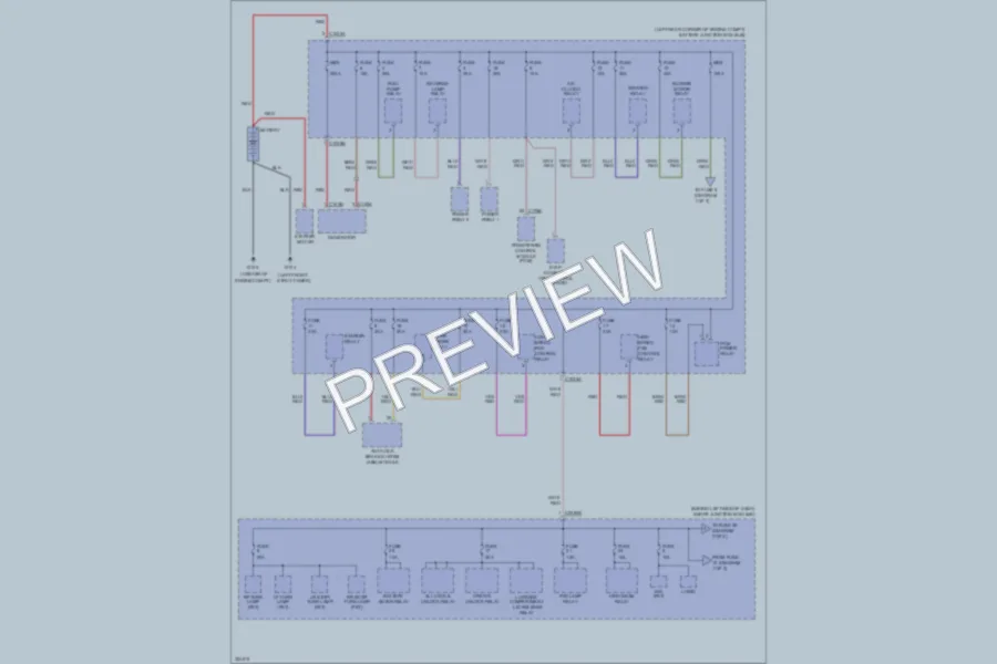2010 Ford Focus Power Distribution wiring diagram preview