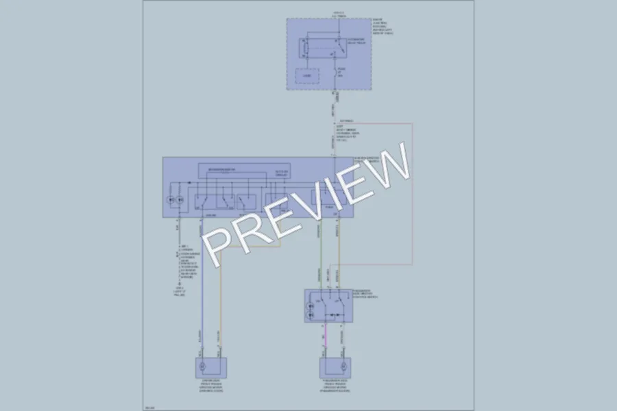 2010 Ford Focus Power Windows wiring diagram preview