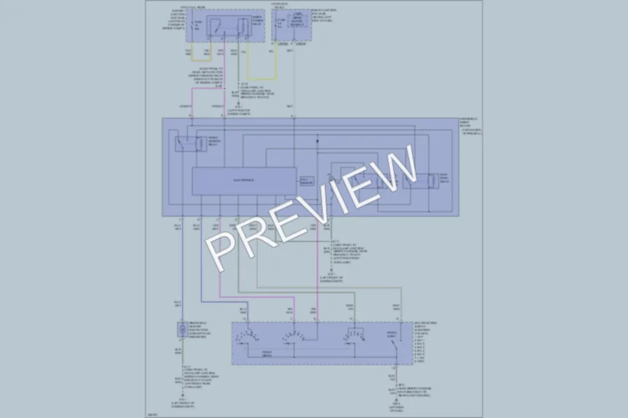 2010 Ford Focus Wiper Washer wiring diagram preview