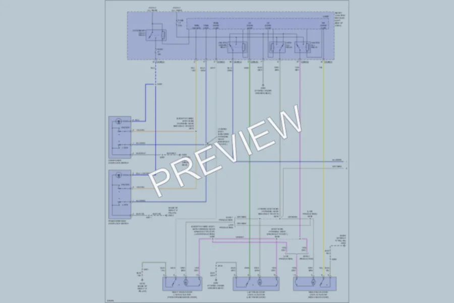 2010 Ford Fusion Anti Theft wiring diagram preview
