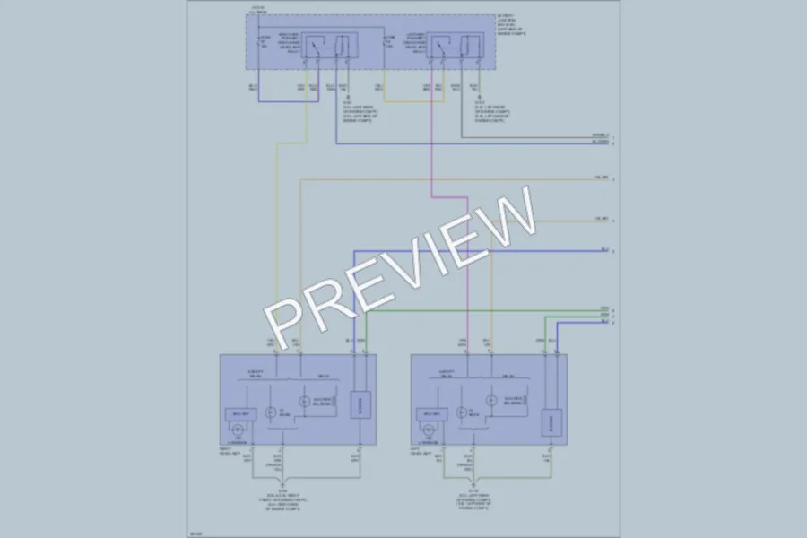 2010 Ford Fusion Headlights wiring diagram preview