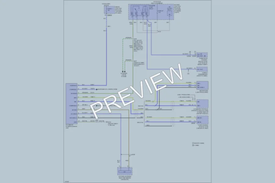 2010 Ford Fusion Power Mirrors wiring diagram preview