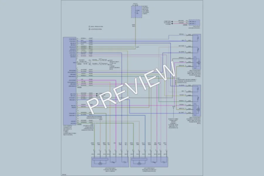 2010 Ford Fusion Power Seats wiring diagram preview