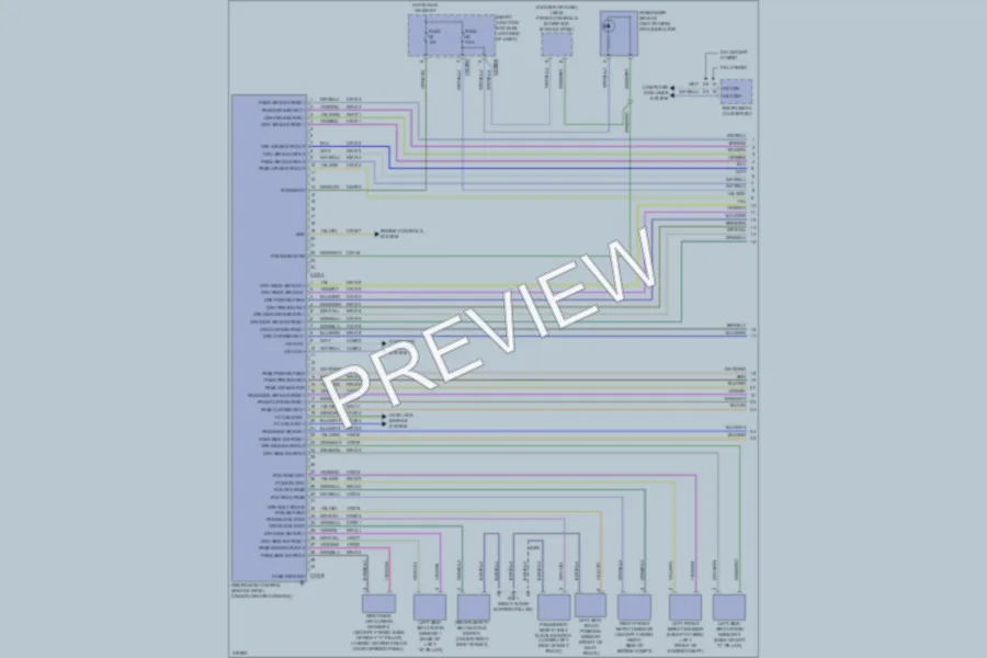 2010 Ford Fusion Supplemental Restraints wiring diagram preview