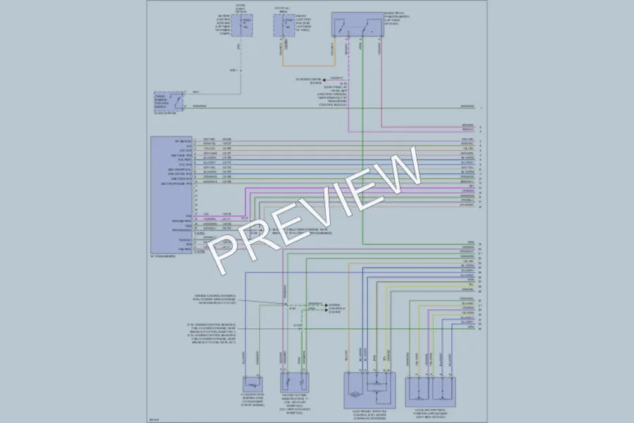 2010 Ford Fusion Transmission wiring diagram preview