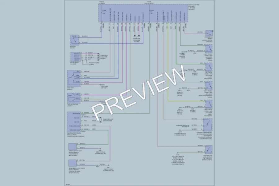 2010 Ford Fusion Warning Systems wiring diagram preview