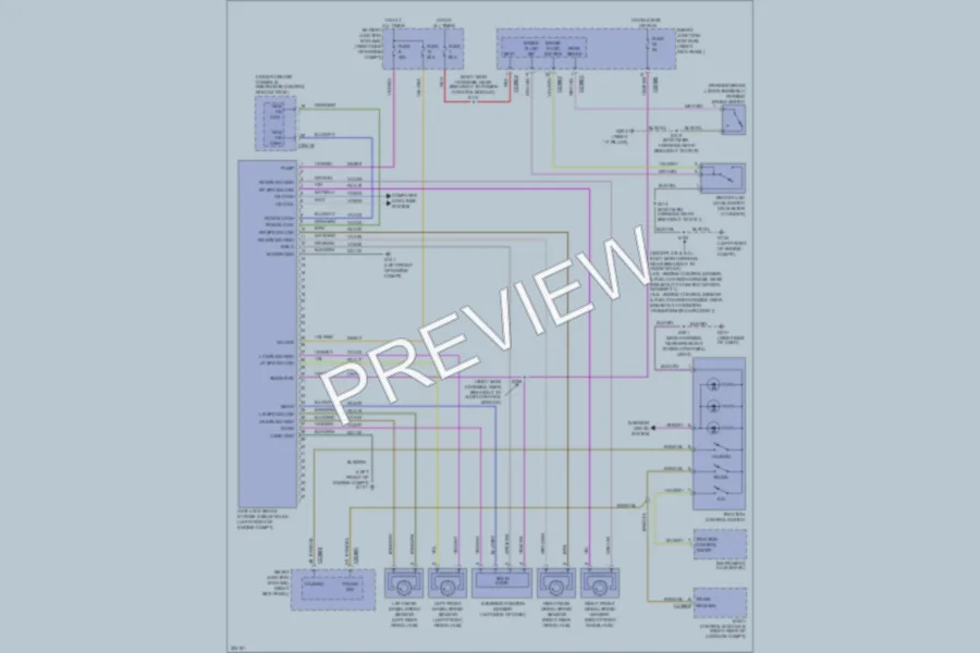 2010 Ford Mustang Anti Lock Brakes wiring diagram preview