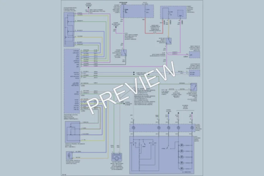 2010 Ford Mustang Cruise Control wiring diagram preview