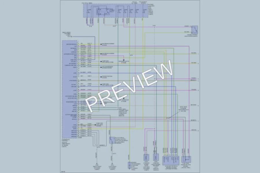 2010 Ford Mustang Engine Performance wiring diagram preview