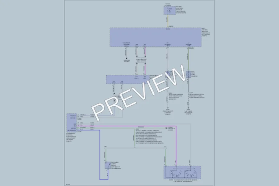 2010 Ford Mustang Exterior Lights wiring diagram preview