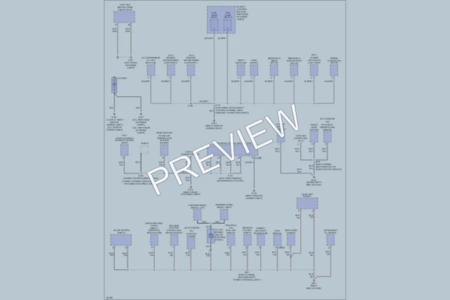 2010 Ford Mustang Ground Distribution wiring diagram preview