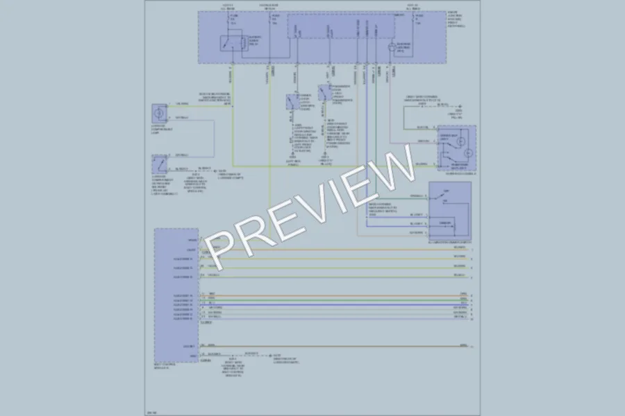 2010 Ford Mustang Interior Lights wiring diagram preview