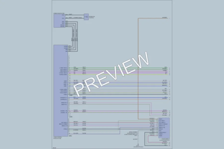 2010 Ford Mustang Navigation wiring diagram preview