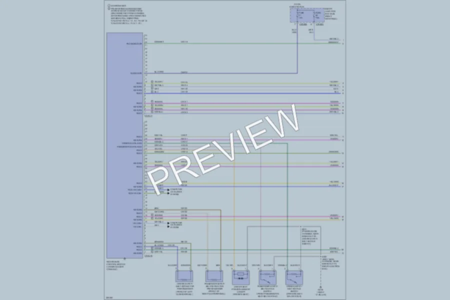 2010 Ford Mustang Supplemental Restraints wiring diagram preview