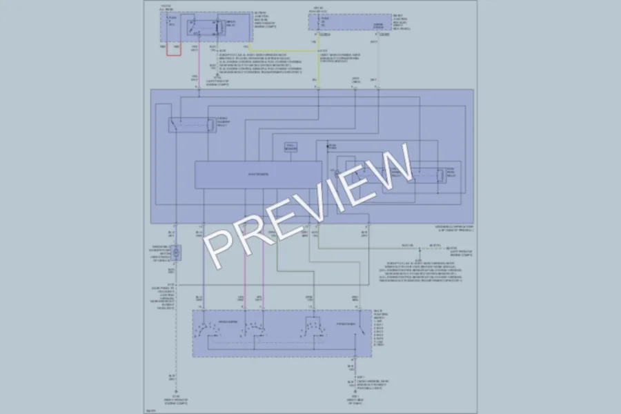 2010 Ford Mustang Wiper Washer wiring diagram preview