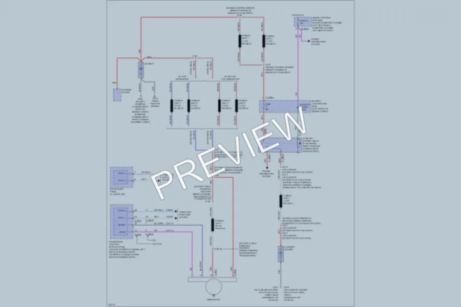 2010 Ford E350 Super Duty Starting Charging wiring diagram preview