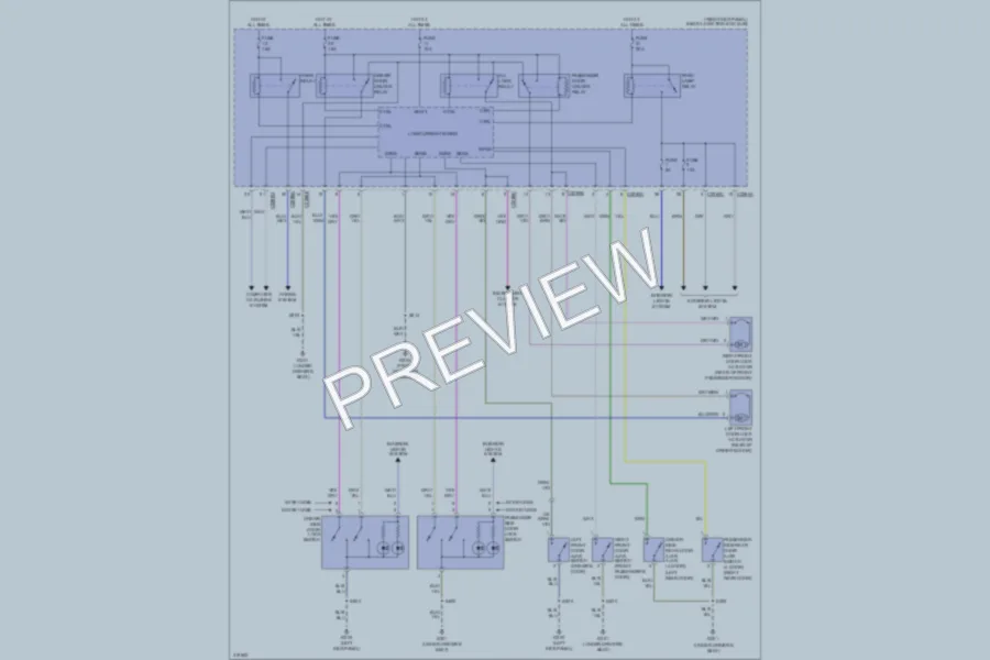 2010 Ford Ranger Anti Theft wiring diagram preview