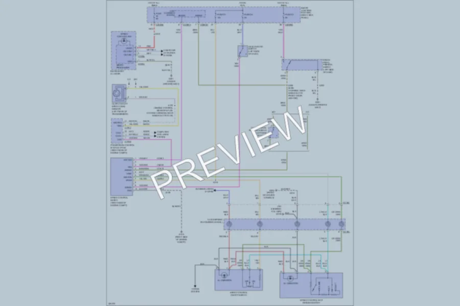 2010 Ford Ranger Cruise Control wiring diagram preview