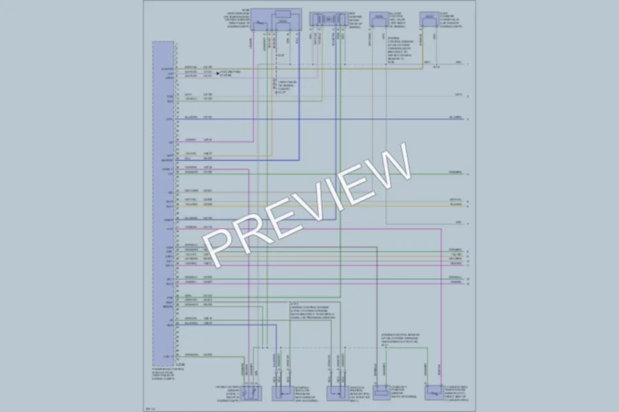 2010 Ford Ranger Engine Performance wiring diagram preview