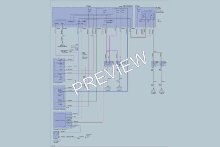 2010 Ford Ranger Headlights wiring diagram preview