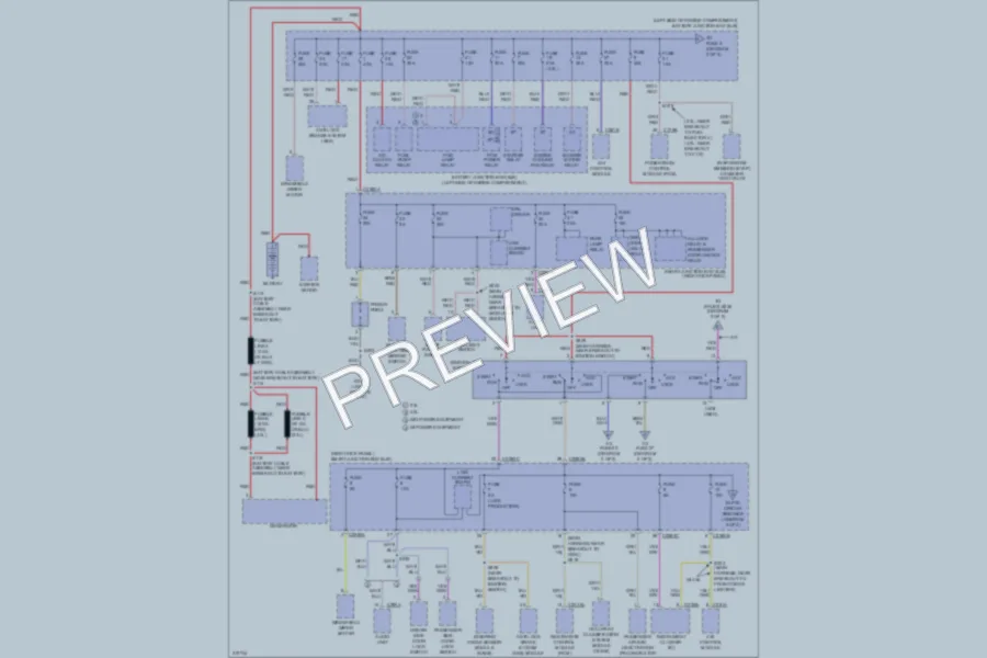 2010 Ford Ranger Power Distribution wiring diagram preview
