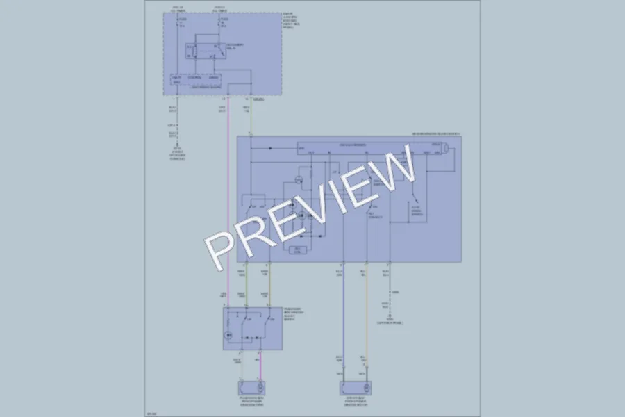 2010 Ford Ranger Power Windows wiring diagram preview