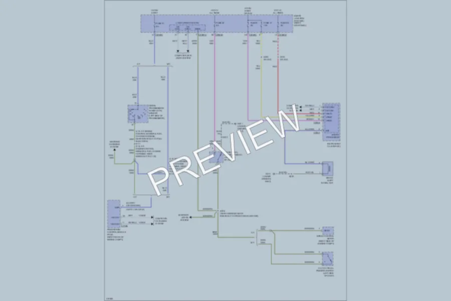 2010 Ford Ranger Shift Interlock wiring diagram preview