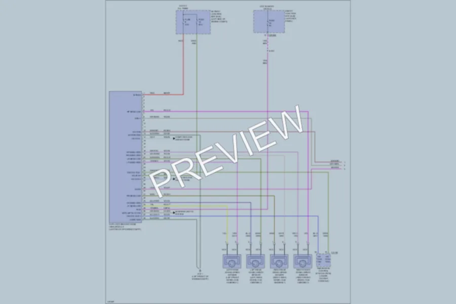 2010 Ford Taurus Anti Lock Brakes wiring diagram preview