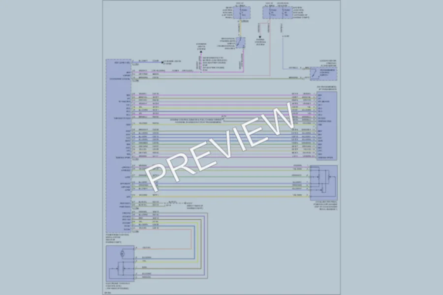 2010 Ford Taurus Transmission wiring diagram preview