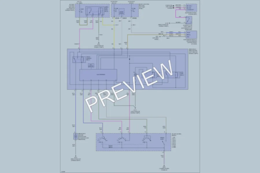 2010 Ford Taurus Wiper Washer wiring diagram preview