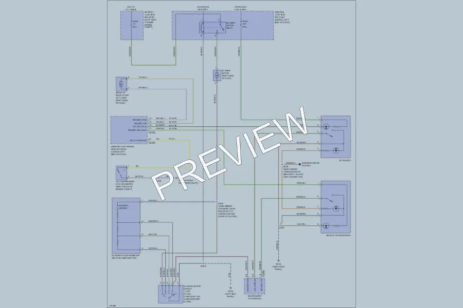 2010 Ford TransitConnect Air Conditioning wiring diagram preview