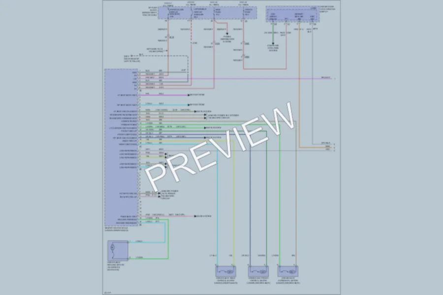 2010 GMC Acadia Memory Systems wiring diagram preview