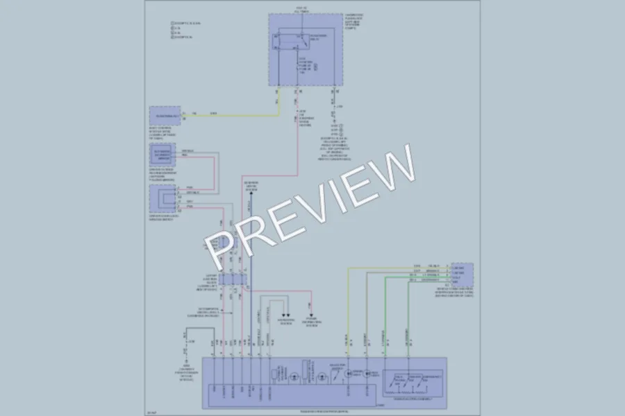 2010 GMC 1500 Power Mirrors wiring diagram preview