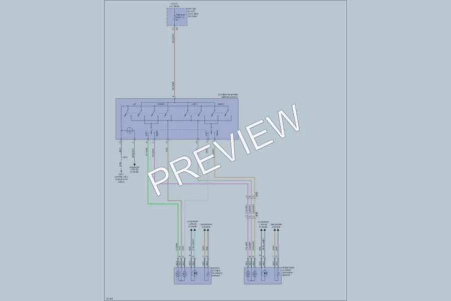 2010 GMC 3500 Hd Power Mirrors wiring diagram preview