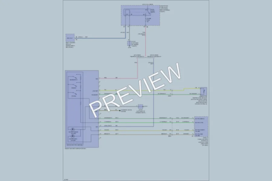 2010 GMC Canyon Power Mirrors wiring diagram preview