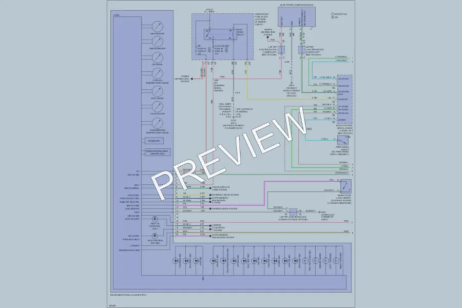 2010 GMC 3500 Hd Instrument Cluster wiring diagram preview