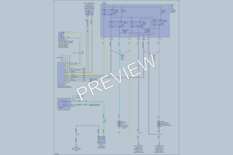 2010 GMC 2500 Hd Cooling Fan wiring diagram preview