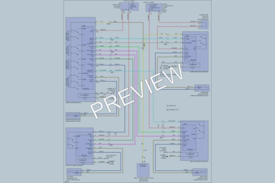 2010 GMC 1500 Power Windows wiring diagram preview