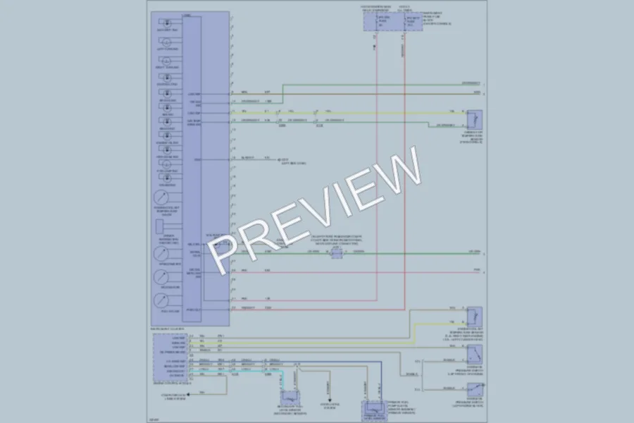 2010 GMC Terrain Instrument Cluster wiring diagram preview