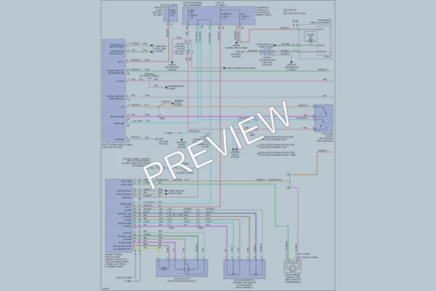 2010 GMC YukonDenali Cruise Control wiring diagram preview