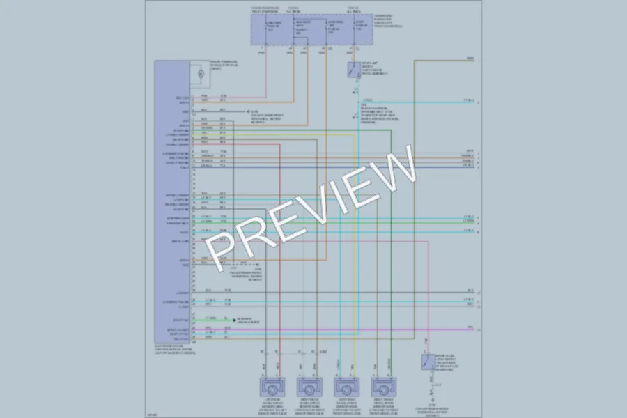 2010 HUMMER H3T Anti Lock Brakes wiring diagram preview