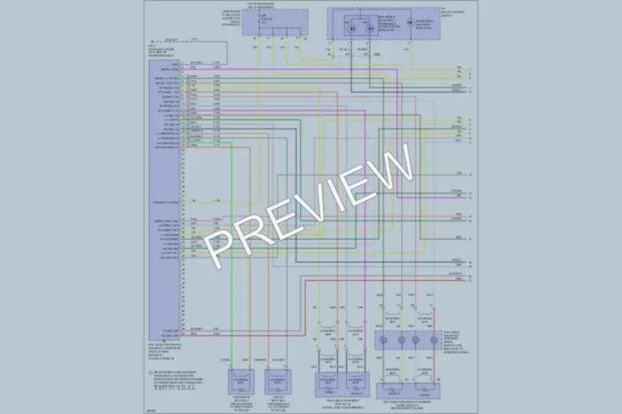 2010 HUMMER H3T Supplemental Restraints wiring diagram preview