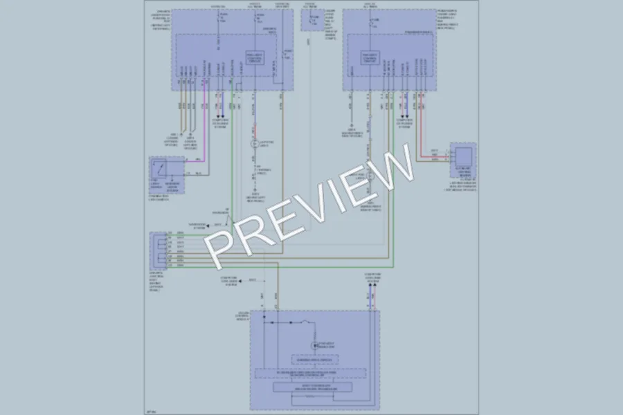 2010 Honda Accord Headlights wiring diagram preview