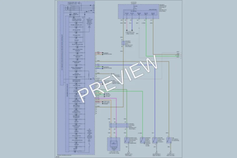2010 Honda Accord Instrument Cluster wiring diagram preview