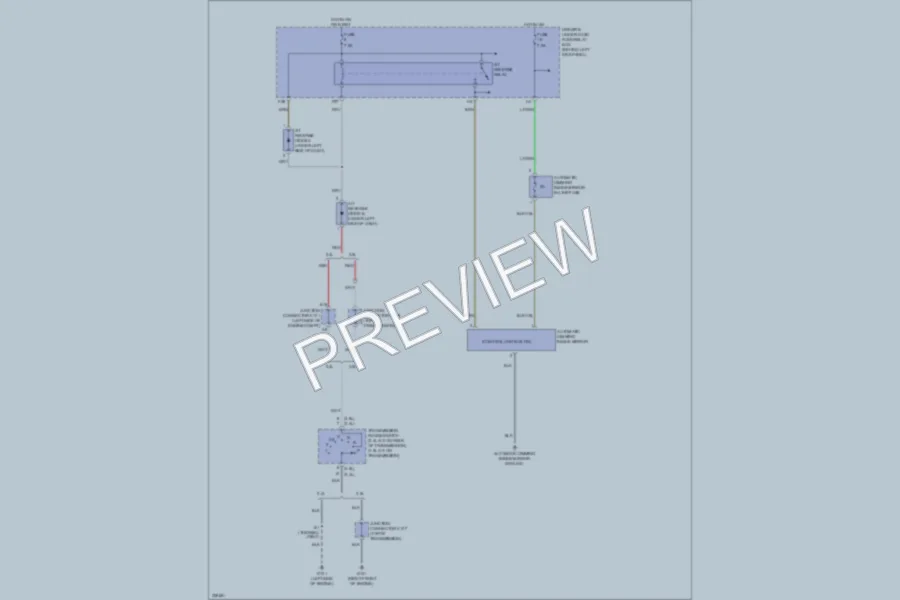 2010 Honda Accord Power Mirrors wiring diagram preview